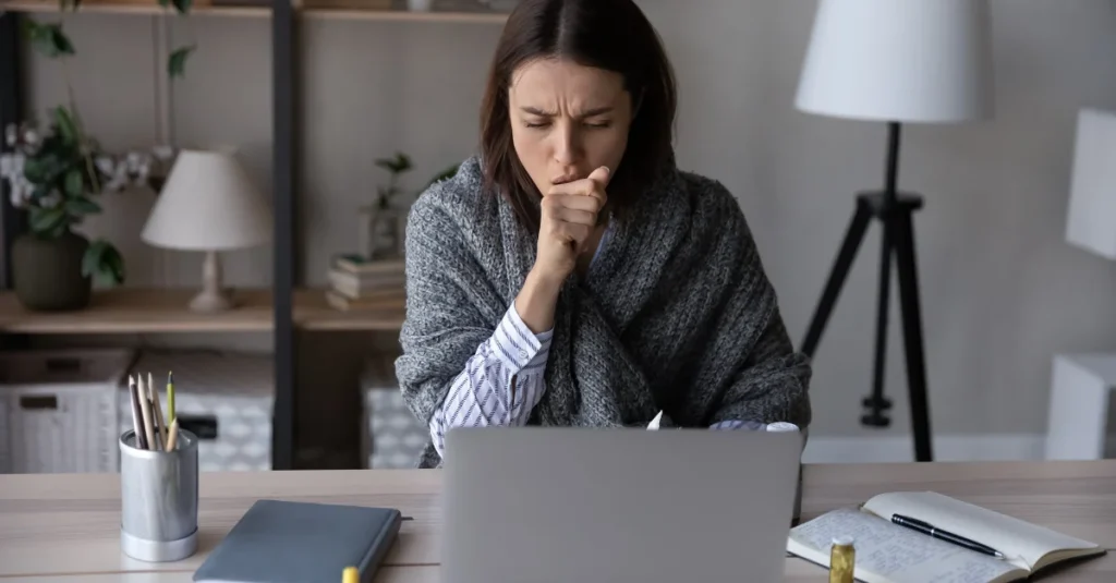 Sick employee who has called in absent from work.