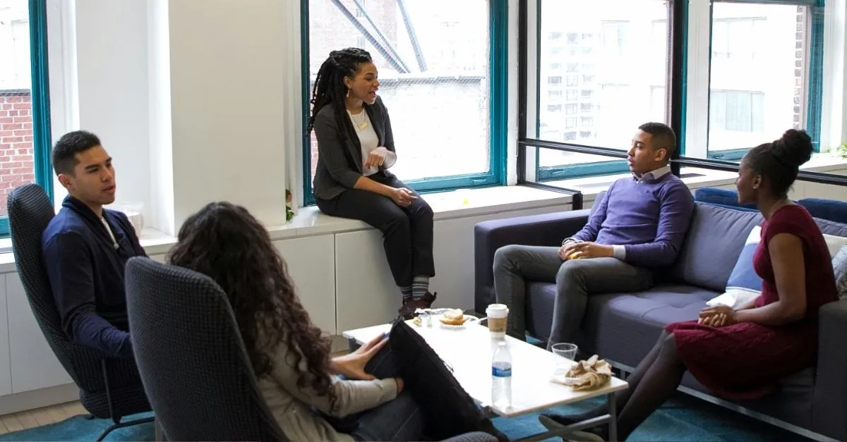 HR colleagues discussing the new Fair Work Agency.