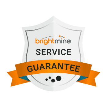 Brightmine Service Guarantee