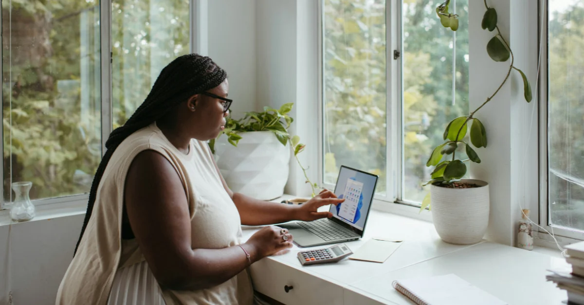 Remote federal employee working from home because of their religious accommodation.