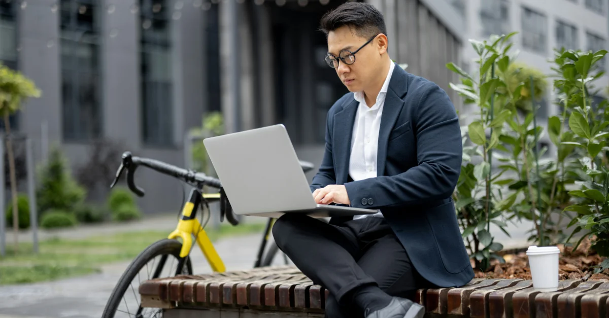 HR manager reviewing Brightmine news about recently passed California employment law bills.