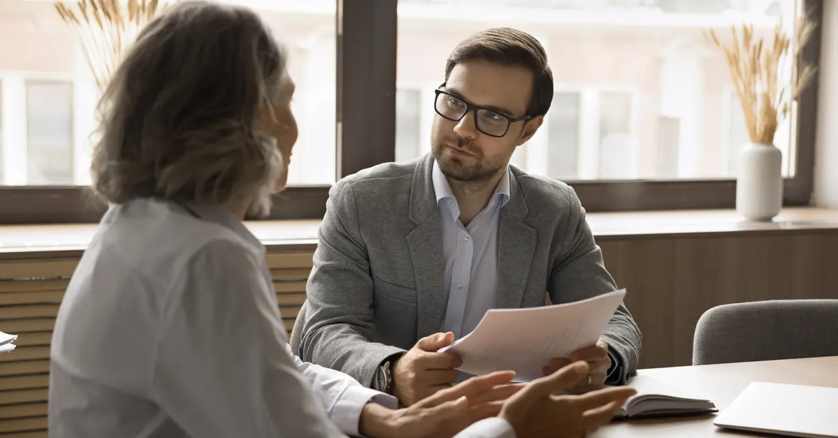 Brightmine-office colleagues on meeting