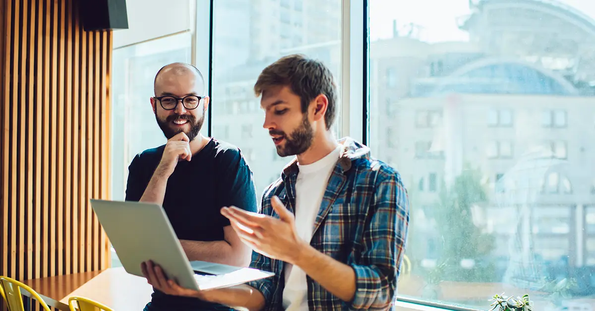 Freelancers discussing agenda