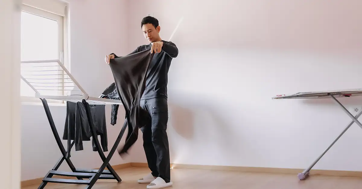 Drying clothes