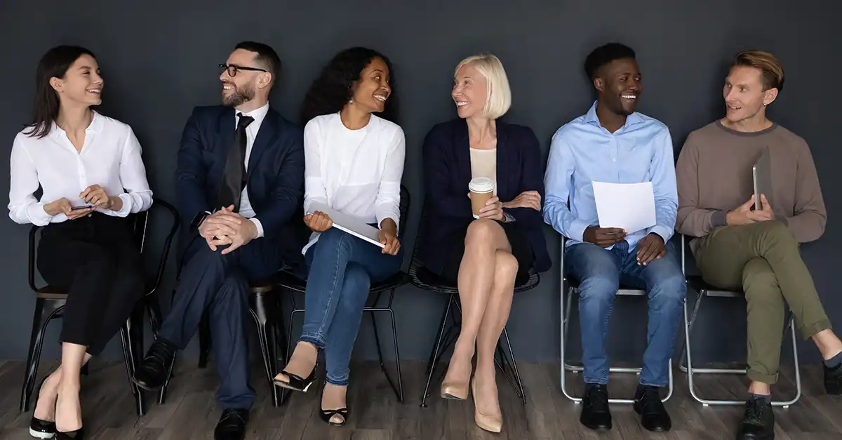 Interview line
