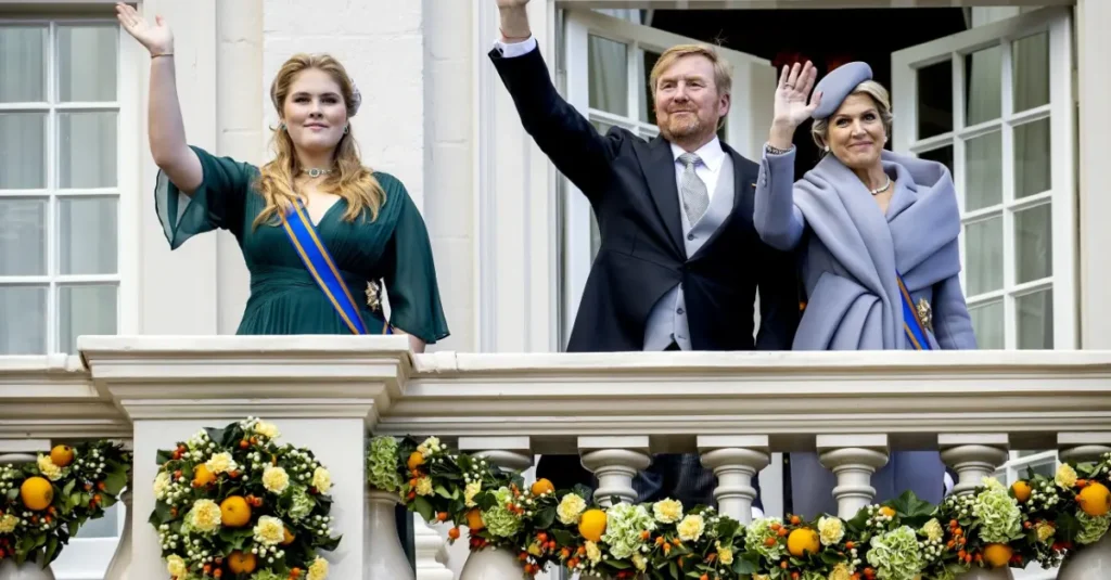 de koning, koningin en prinses van nederland