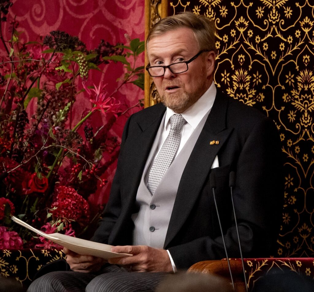 Foto van de troonrede Prinsjesdag 2025